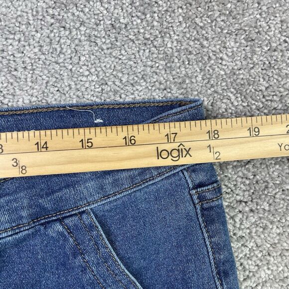 Nicole Miller SoHo Jeans Women’s 16 Blue Bootcut High Rise Medium Wash Stretch - Picture 9 of 13